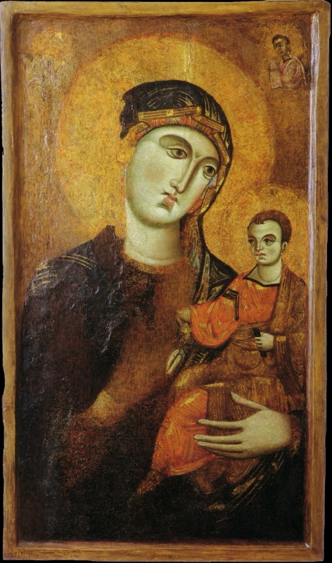 Madonna and Child with Two Angels